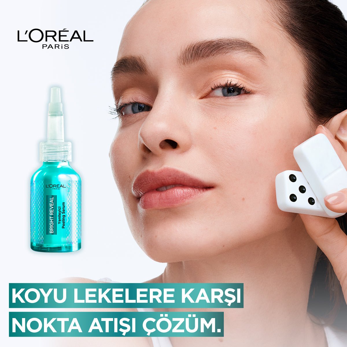Loreal Paris Bright Reveal Koyu Lekelere Karşı Hızlı Etkili Yenileyici Peeling Serum 25% [AHA + BHA + PHA] 25ml - Melori