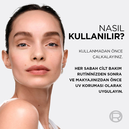 Loreal Paris Bright Reveal Spf 50+ Koyu Leke Karşıtı Fluid Günlük Yüz Güneş Kremi 50ml - Melori