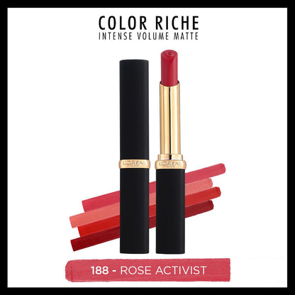 Loreal Paris Color Riche Intense Volume Matte Ruj - 188 Rose Activist - Melori