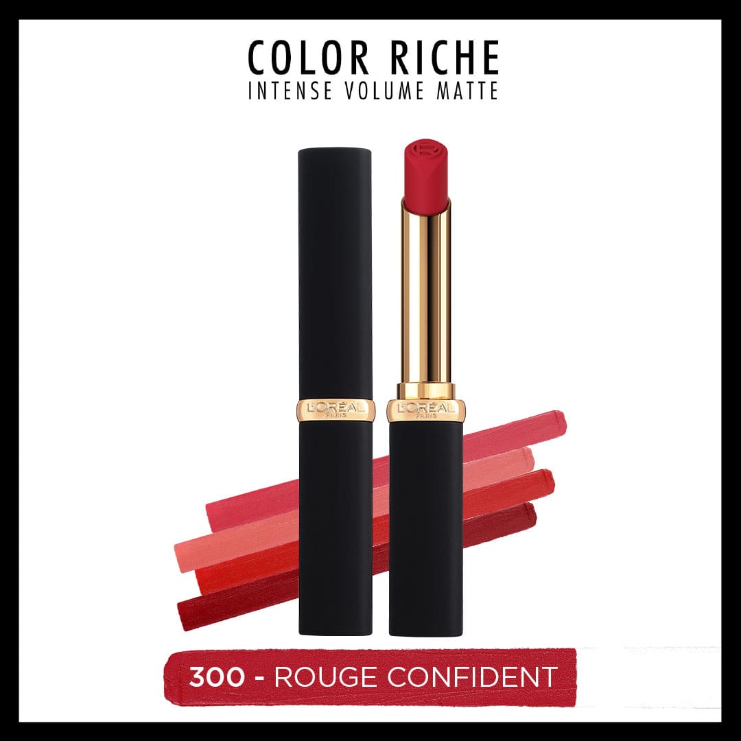 Loreal Paris Color Riche Intense Volume Matte Ruj - 300 Rouge Confident - Melori