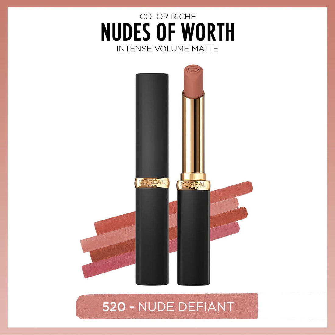 Loreal Paris Color Riche Intense Volume Matte Ruj - 520 Nude Defiant - Melori