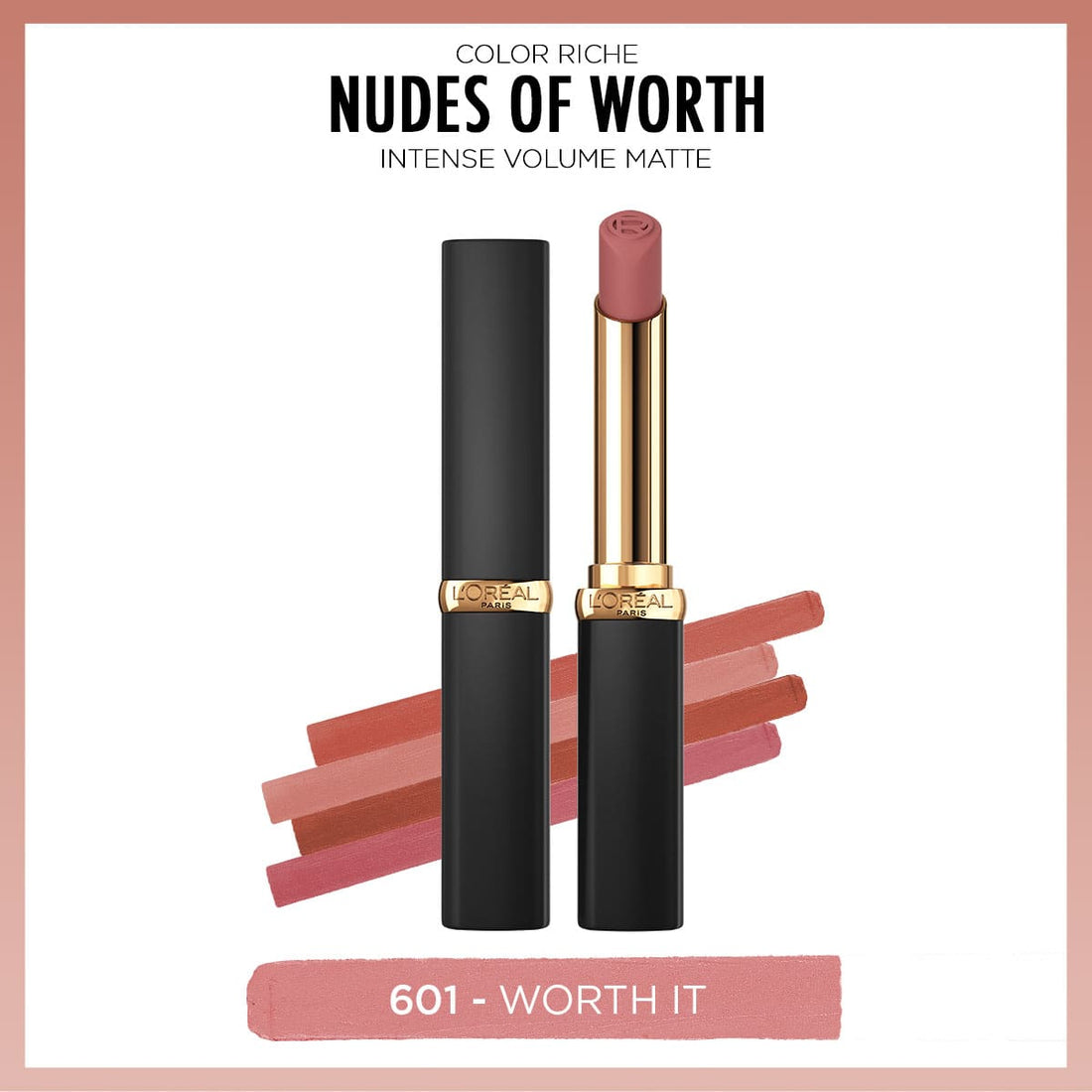 Loreal Paris Color Riche Intense Volume Matte Ruj - 601 Worth It - Melori