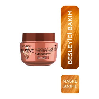 Loreal Paris Elseve 6 Mucizevi Yağ Besleyici Maske 300 ml - Melori
