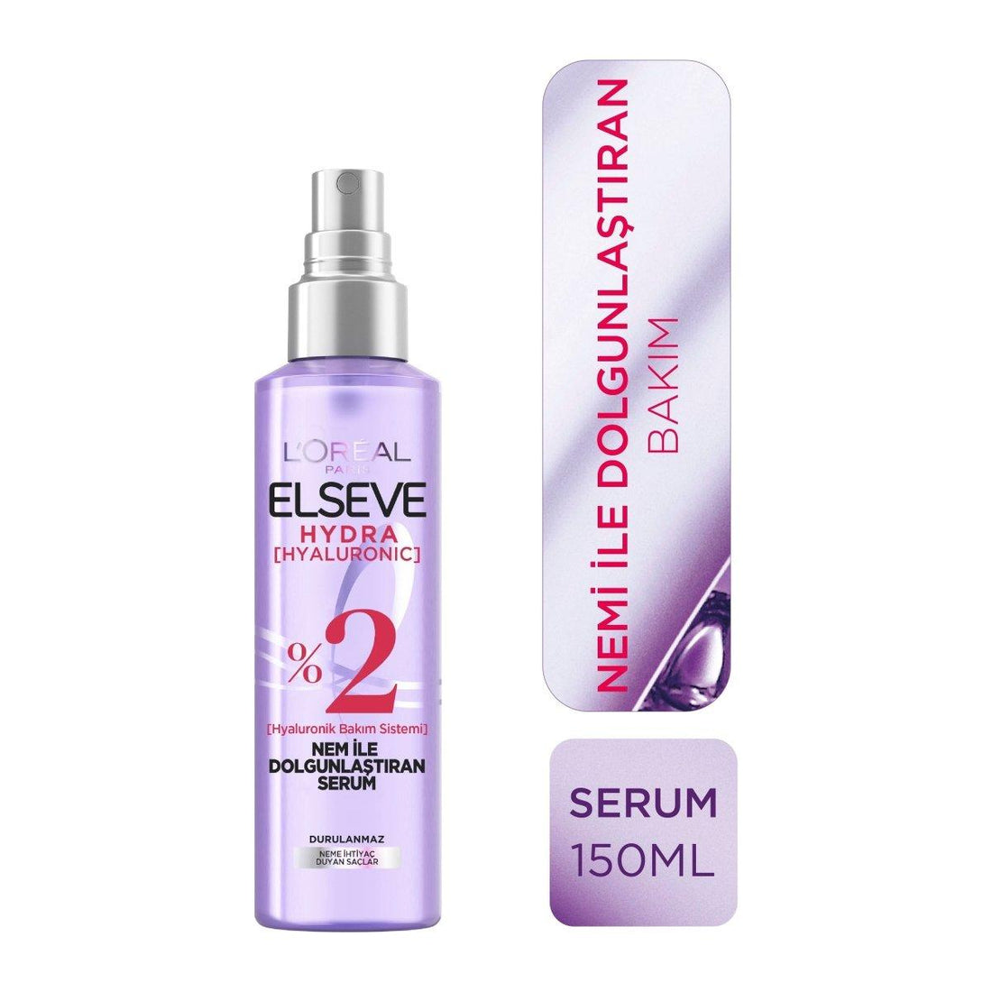 Loreal Paris Elseve Hydra [Hyaluronic] Nem ile Dolgunlaştıran Serum 150ml - Melori
