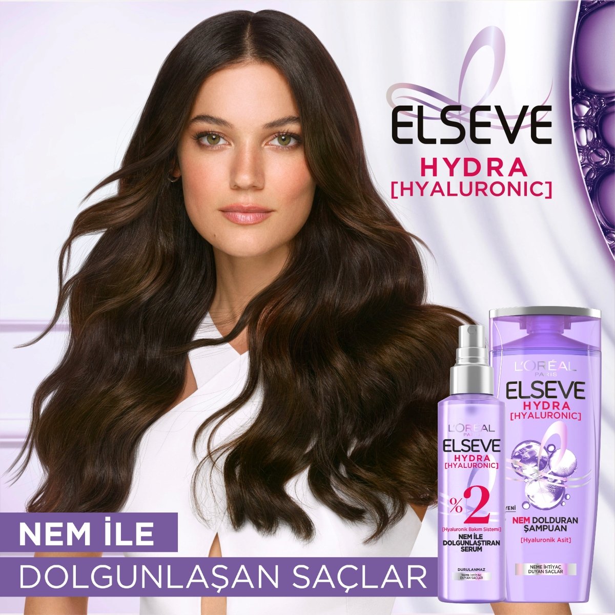 Loreal Paris Elseve Hydra [Hyaluronic] Nem ile Dolgunlaştıran Serum 150ml - Melori