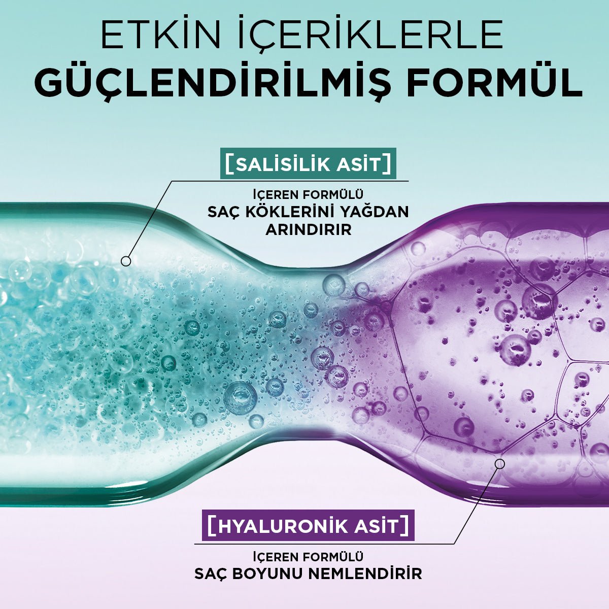 Loreal Paris Elseve Hydra [Hyaluronic] Pure Salisilik Asit İçeren Yağlanma Karşıtı Arındırıcı Şampuan 300ml - Melori