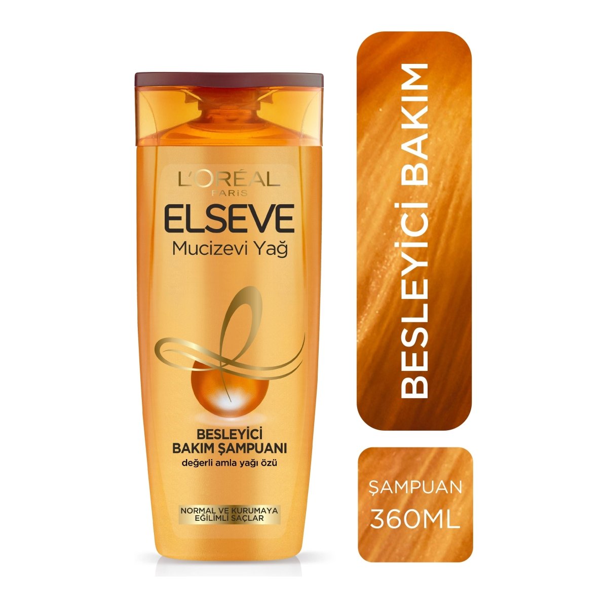 Loreal Paris Elseve Mucizevi Yağ Besleyici Bakım Şampuanı 360 ml - Melori