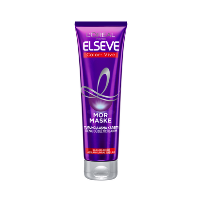 Loreal Paris Elseve Turunculaşma Karşıtı Renk Düzeltici Mor Maske 150ml - Melori