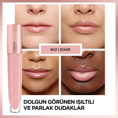 Loreal Paris Glow Paradise Balm in Gloss - Işıltı Veren Parlatıcı 402 I Soar - Melori