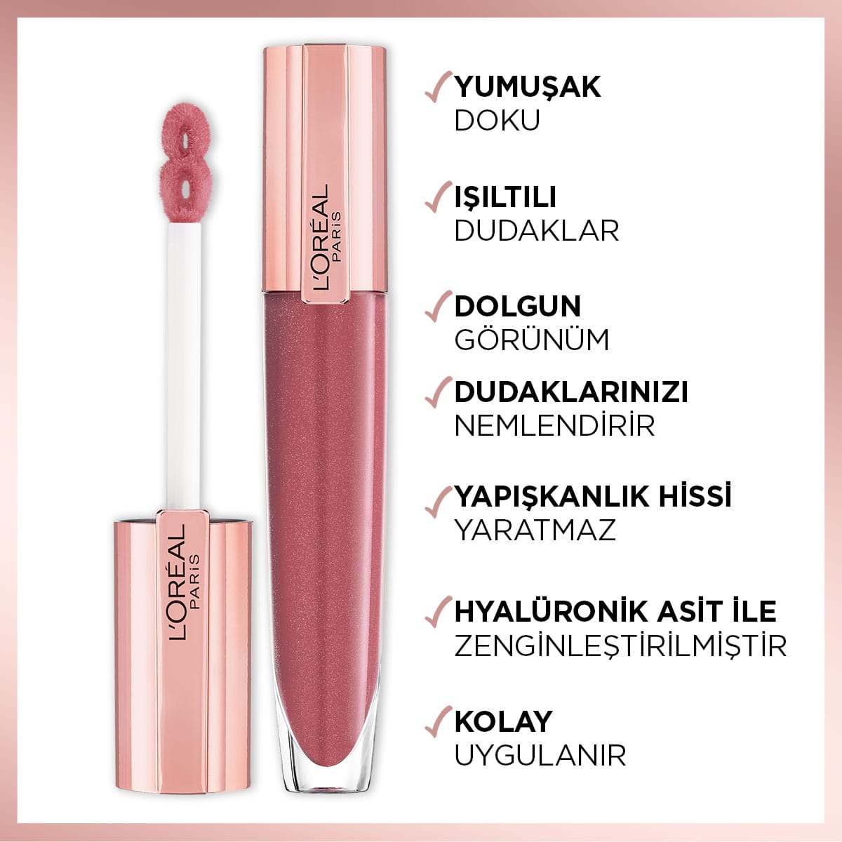 Loreal Paris Glow Paradise Balm in Gloss - Işıltı Veren Parlatıcı 404 I Insert - Melori