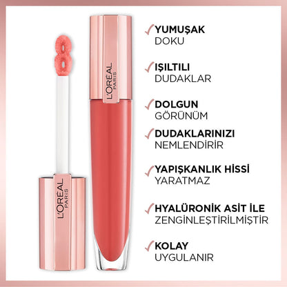 Loreal Paris Glow Paradise Balm in Gloss - Işıltı Veren Parlatıcı 410 I Inflate - Melori