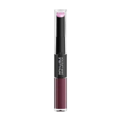 Loreal Paris Infaillible 2 - Step 24 Saat Kalıcı Likit Ruj &amp; Balm - 215 Wine Oclock - Melori