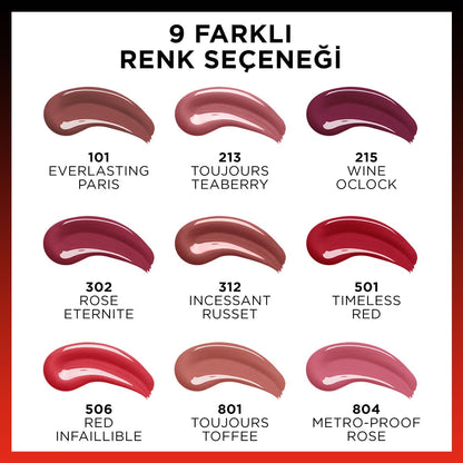 Loreal Paris Infaillible 2 - Step 24 Saat Kalıcı Likit Ruj &amp; Balm - 302 Rose Eternite - Melori