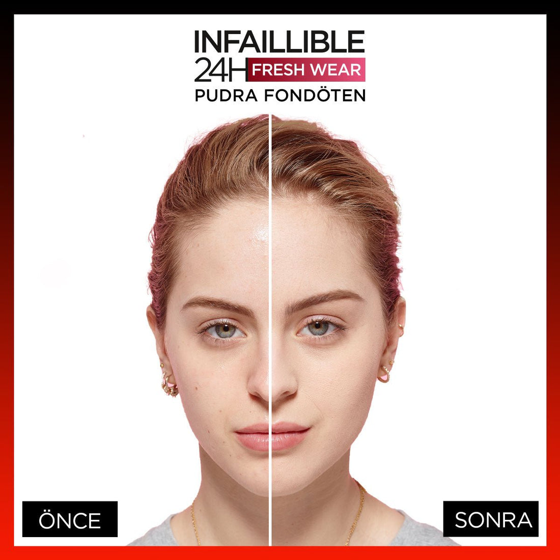 Loreal Paris Infaillible 24H Fresh Wear Pudra Fondöten 140 Golden Beige - Melori