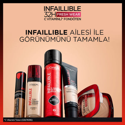 Loreal Paris Infaillible 32H Fresh Wear C Vitaminli Fondöten - 120 Golden Vanilla - Melori