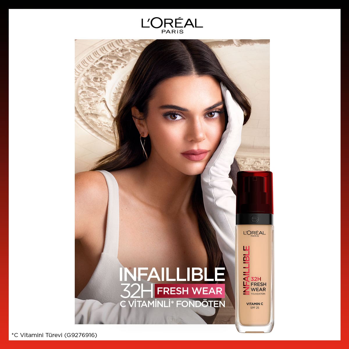 Loreal Paris Infaillible 32H Fresh Wear C Vitaminli Fondöten - 120 Golden Vanilla - Melori