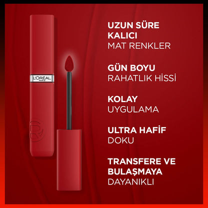 Loreal Paris Infaillible Matte Resistance Likit Mat Ruj - 230 Shopping Spree - Melori