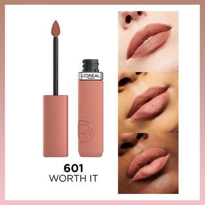 Loreal Paris Infaillible Matte Resistance Likit Mat Ruj - 601 Worth It - Melori