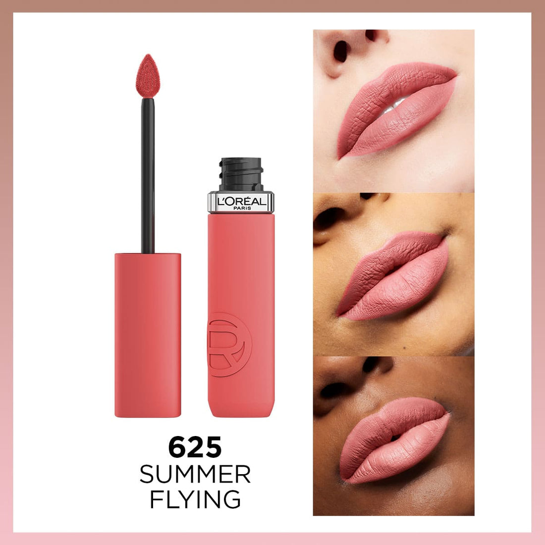 Loreal Paris Infaillible Matte Resistance Likit Mat Ruj - 625 Summer Flying - Melori