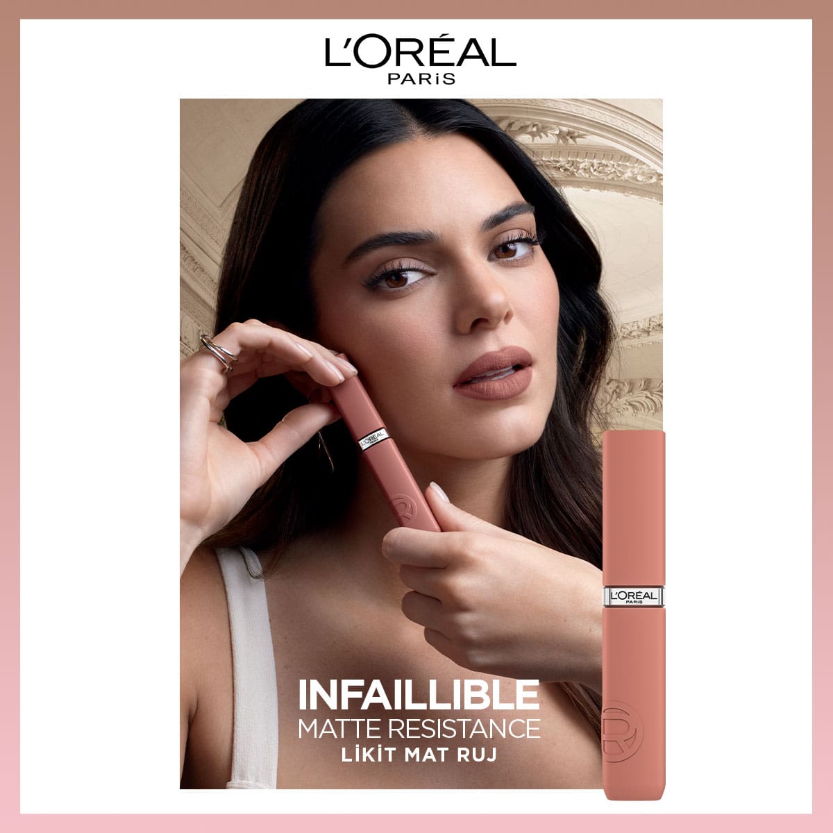 Loreal Paris Infaillible Matte Resistance Likit Mat Ruj - 625 Summer Flying - Melori