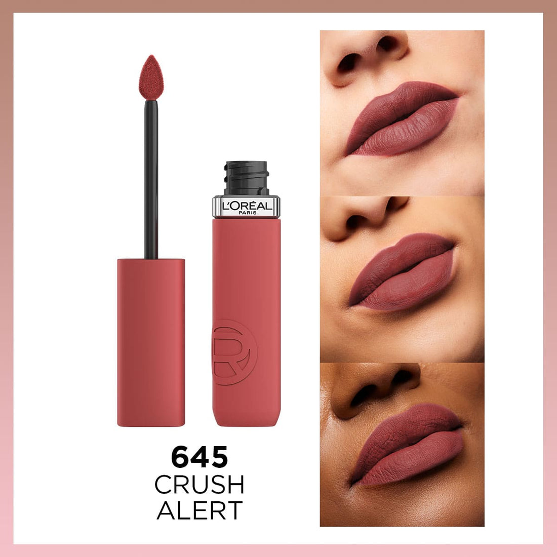 Loreal Paris Infaillible Matte Resistance Likit Mat Ruj - 645 Crush Alert - Melori