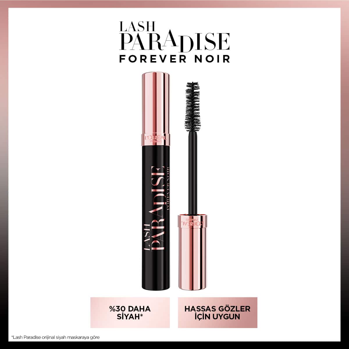 Loreal Paris Lash Paradise Forever Noir Maskara - Melori