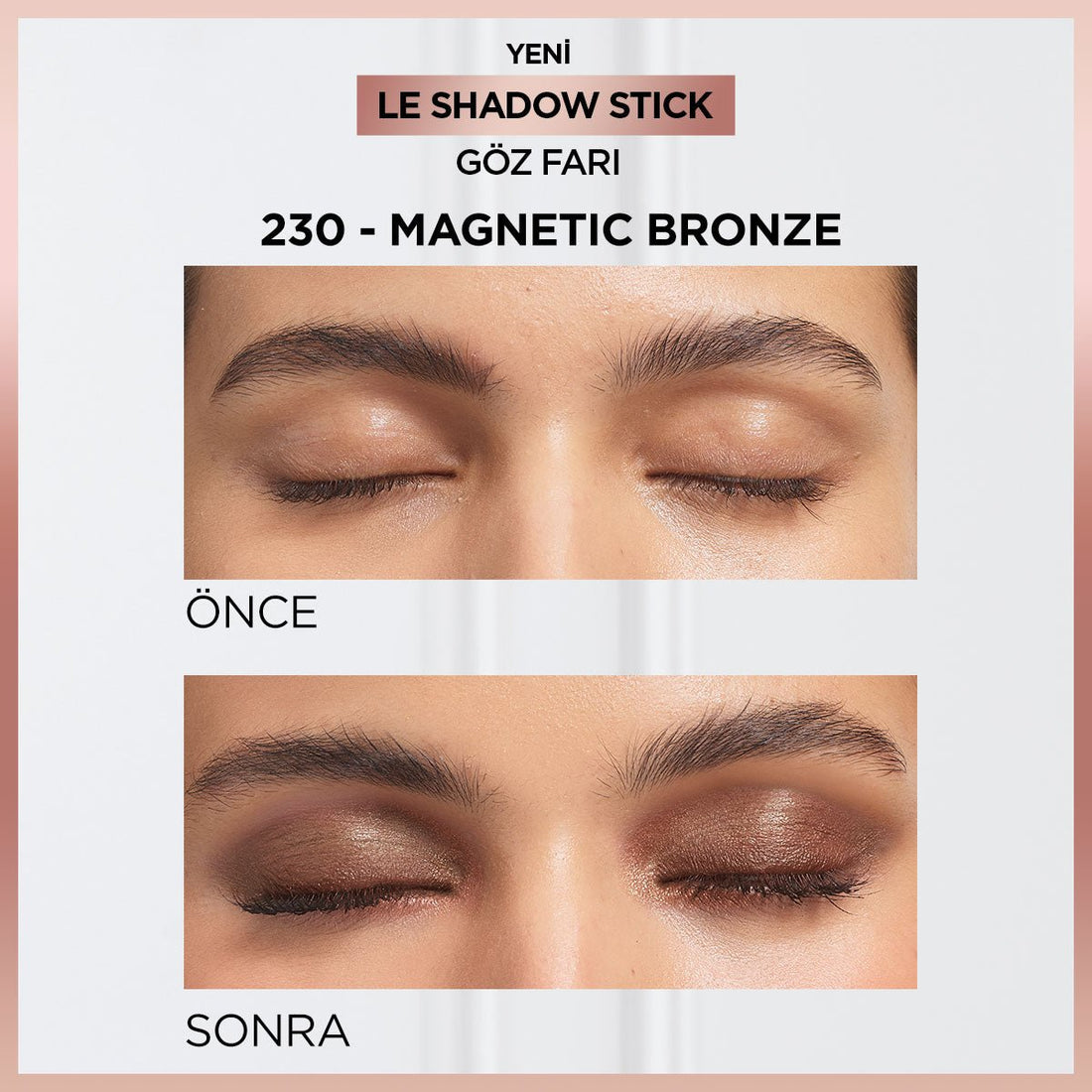 Loreal Paris Le Shadow Stick Göz Farı - 230 Magnetic Bronze - Melori