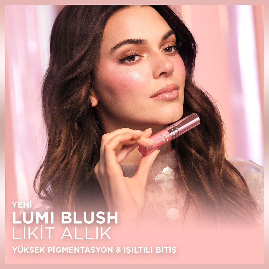 Loreal Paris Lumi Blush Likit Allık - 635 Glowy Worth It Medium - Melori