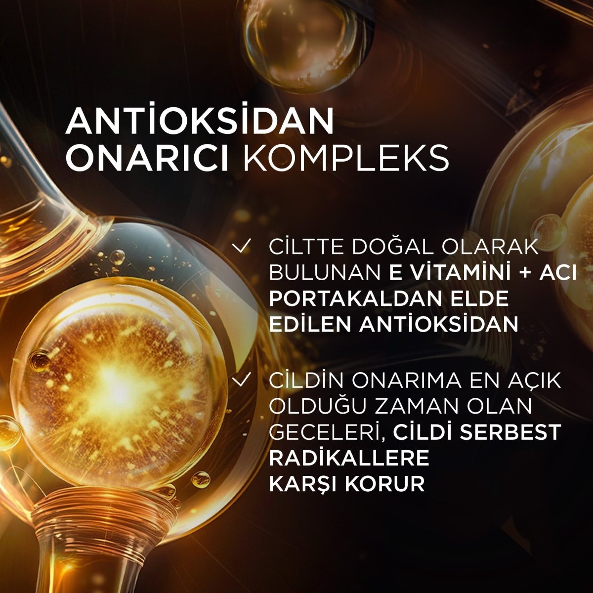 Loreal Paris Midnight Serum Cilt Yenileme &amp; Cilt Görünümü Canlandırma Etkili - 30 ML - Melori
