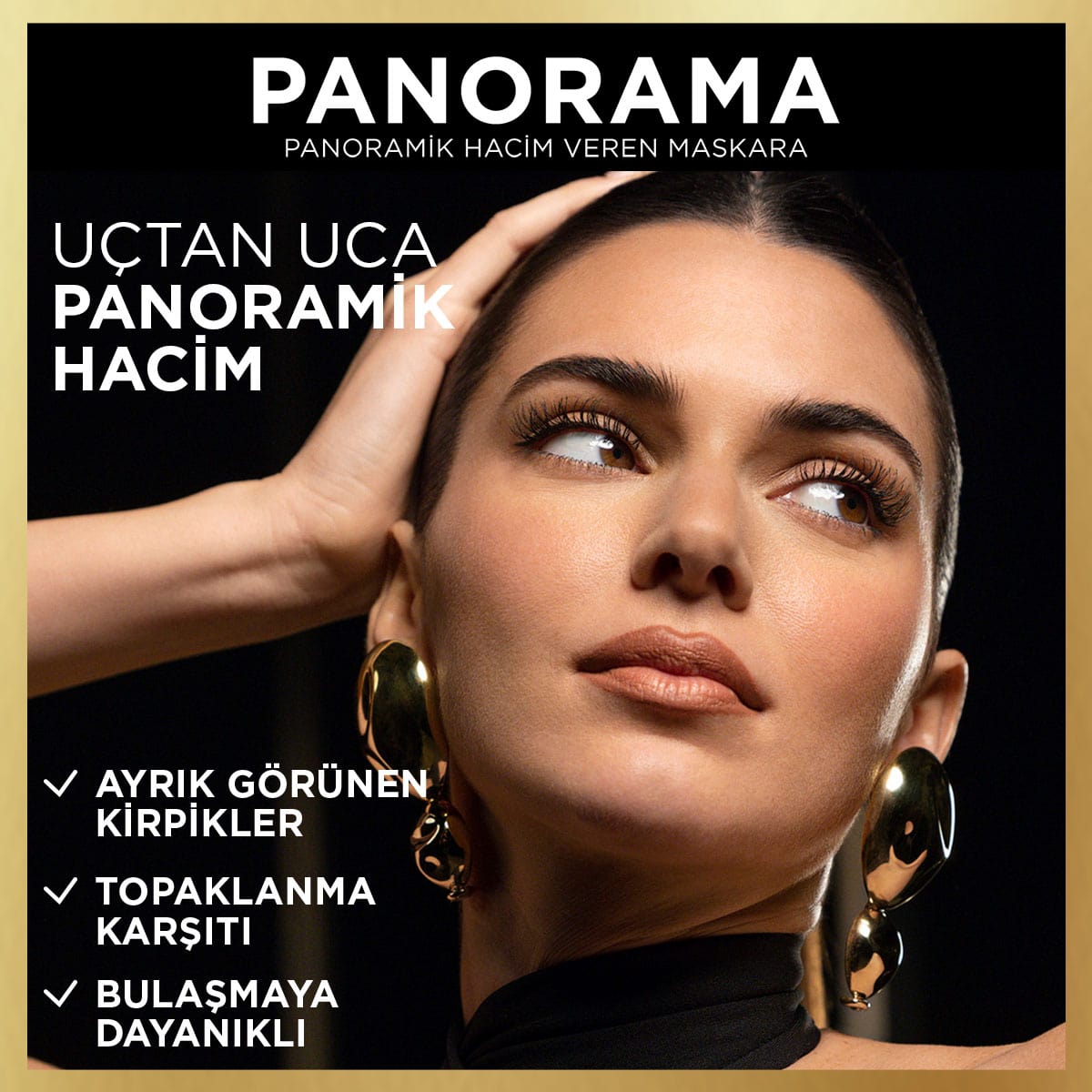 Loreal Paris Panorama Hacim Veren Maskara Koyu Kahverengi - Melori