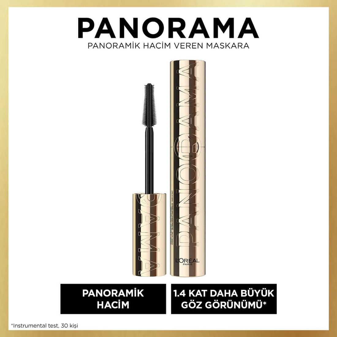 Loreal Paris Panorama Hacim Veren Maskara Siyah - Melori
