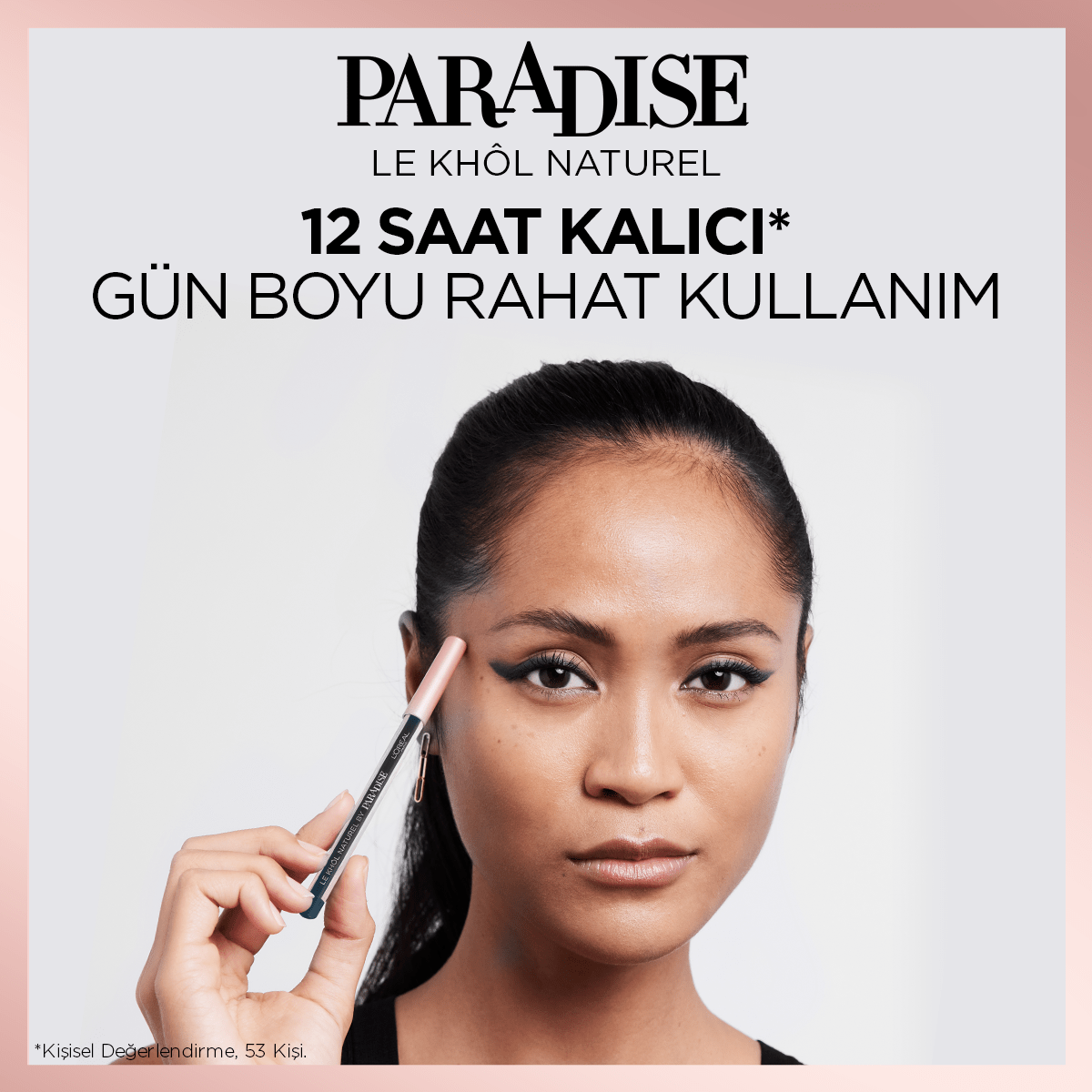 Loreal Paris Paradise Le Khol Göz Kalemi 101 Midnight Black Siyah Göz Kalemi - Melori