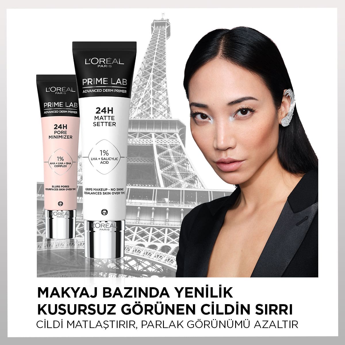 Loreal Paris Prime Lab Matte Setter Matlaştırıcı Salisilik Asit İçeren Primer - Melori