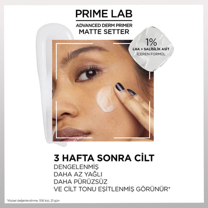 Loreal Paris Prime Lab Matte Setter Matlaştırıcı Salisilik Asit İçeren Primer - Melori