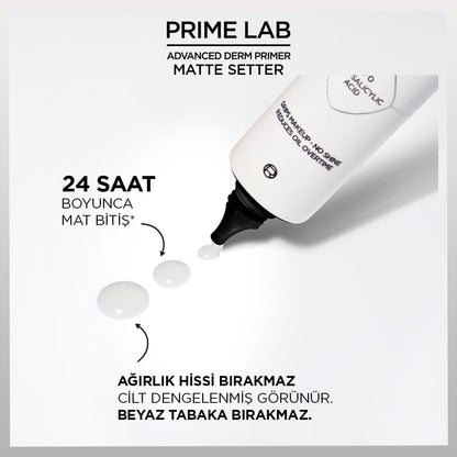 Loreal Paris Prime Lab Matte Setter Matlaştırıcı Salisilik Asit İçeren Primer - Melori