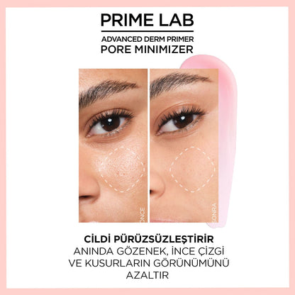 Loreal Paris Prime Lab Pore Minimizer Gözenek Küçültücü AHA ve BHA İçeren Primer - Melori