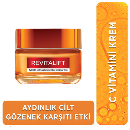 Loreal Paris Revitalift Clinical Aydınlatıcı &amp; Gözenek Pürüzsüzleştirici C Vitamini Krem - Melori