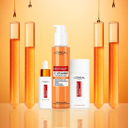 Loreal Paris Revitalift Clinical [C vitamini + Salisilik Asit] Gözenek Karşıtı, Aydınlatıcı Temizleme Jeli - Melori