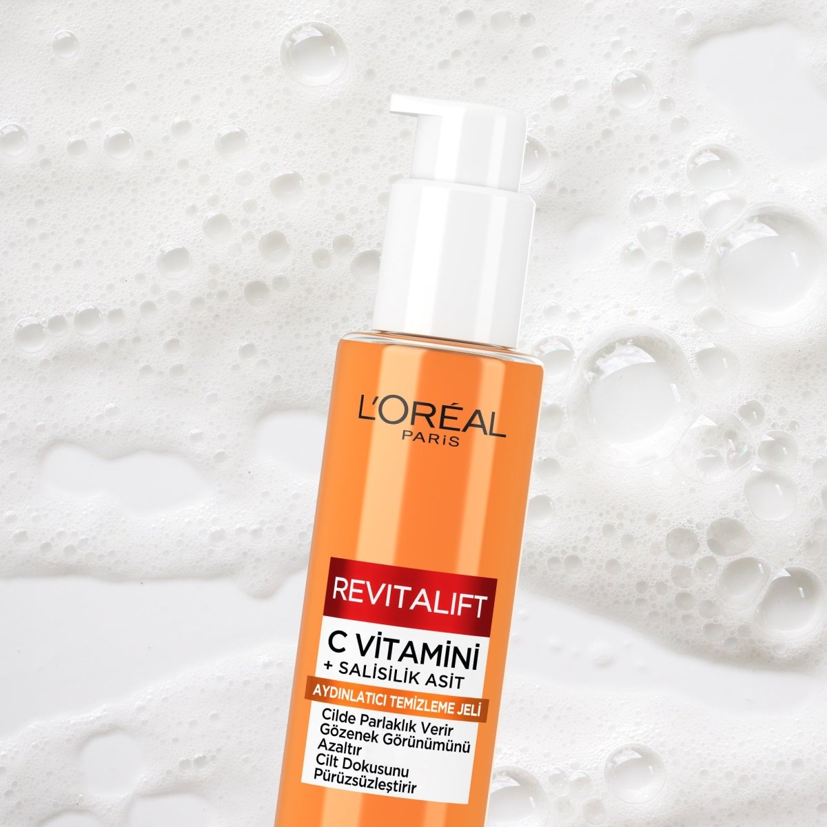Loreal Paris Revitalift Clinical [C vitamini + Salisilik Asit] Gözenek Karşıtı, Aydınlatıcı Temizleme Jeli - Melori