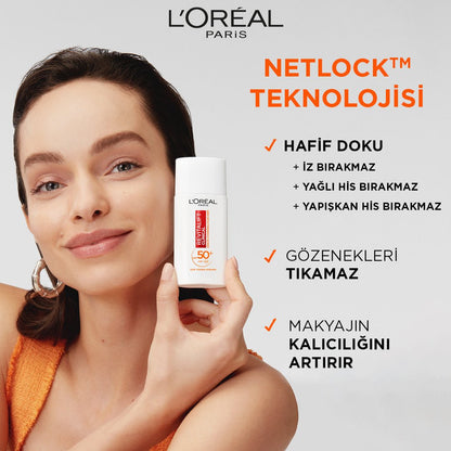 Loreal Paris Revitalift Clinical SPF 50+ Günlük Yüksek UV Korumalı Yüz Güneş Kremi 50ml - Melori