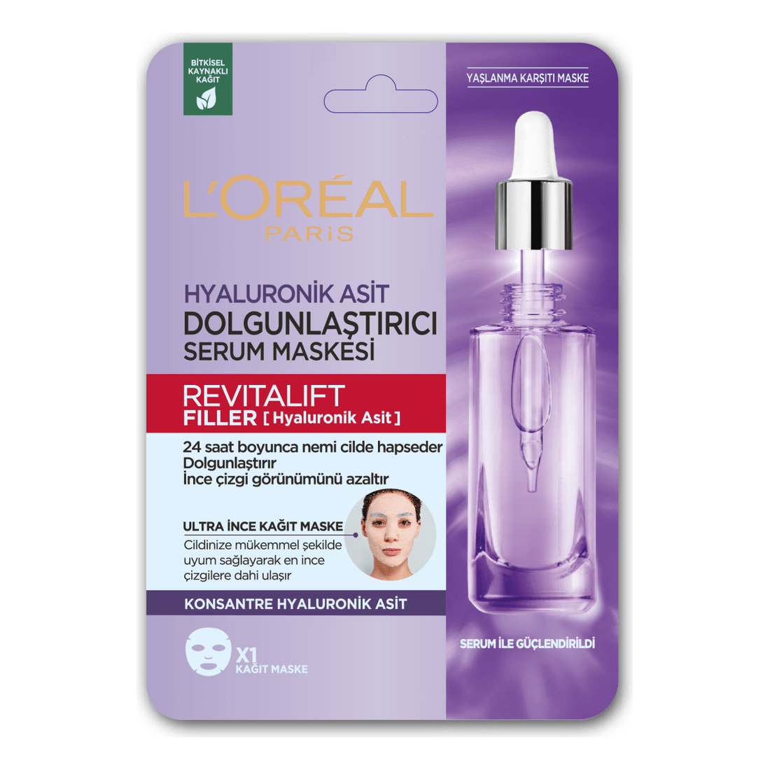 Loreal Paris Revitalift Filler Dolgunlaştırıcı Serum Maske - Melori
