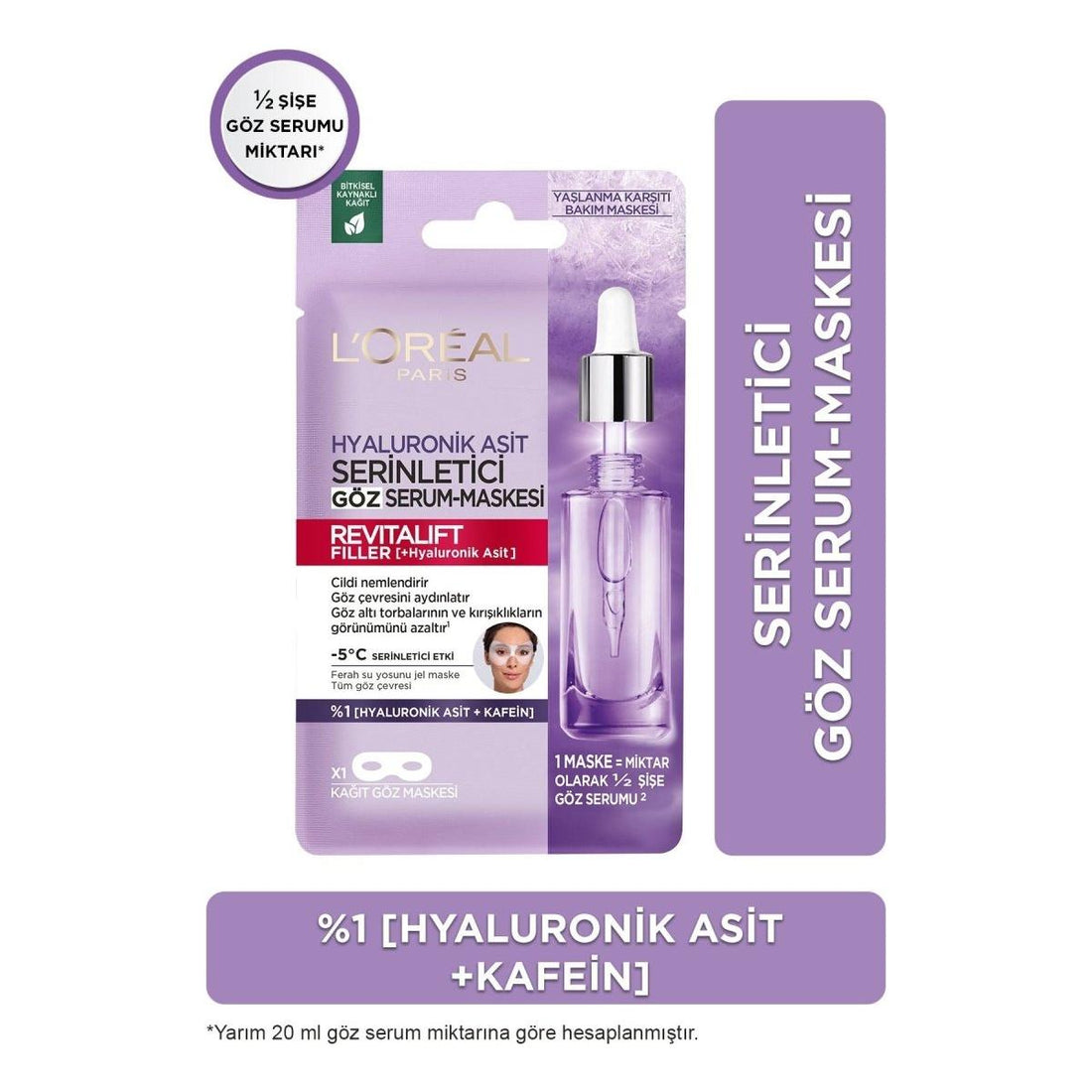 Loreal Paris Revitalift Filler Serinletici Göz Serum - Maskesi - Melori
