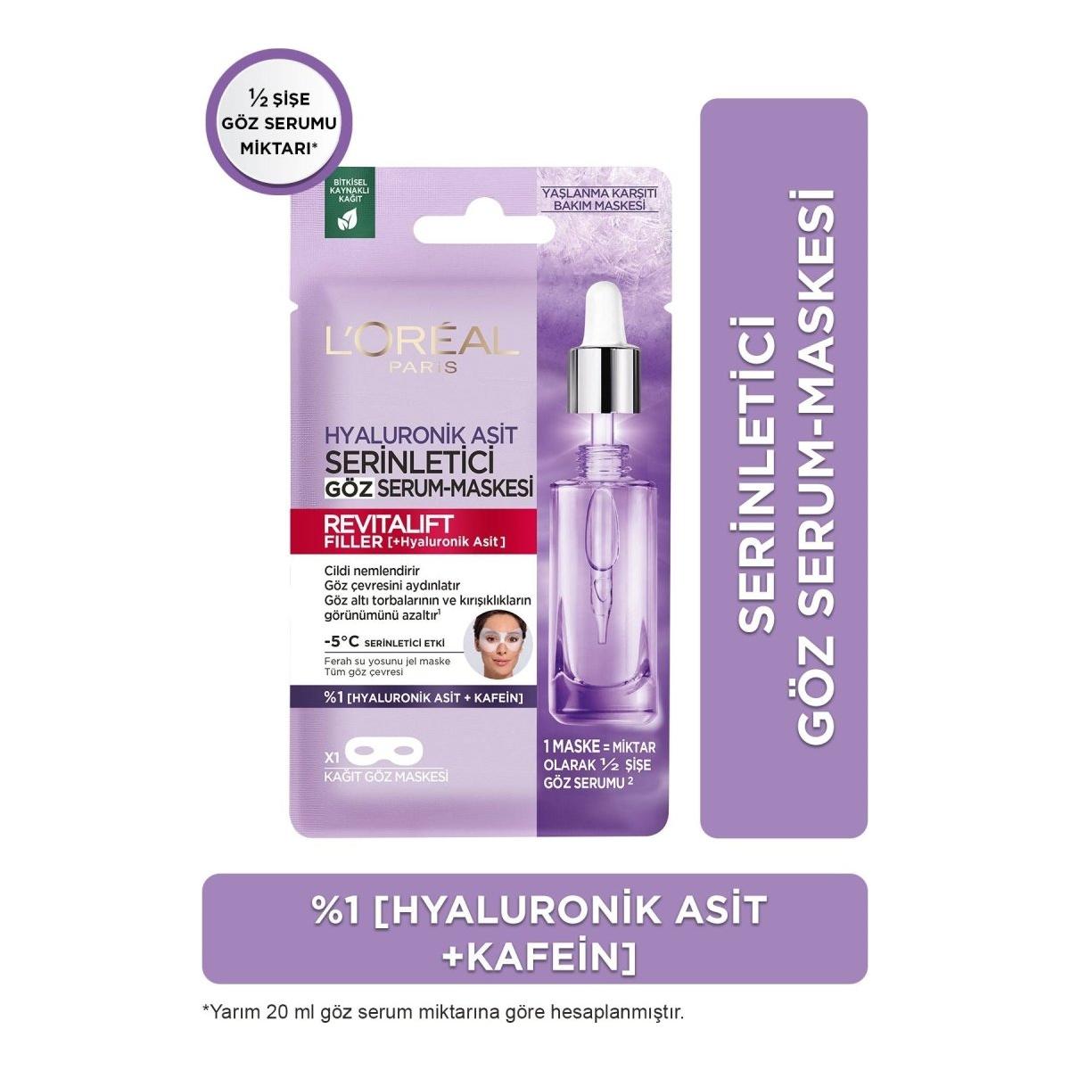 Loreal Paris Revitalift Filler Serinletici Göz Serum - Maskesi - Melori