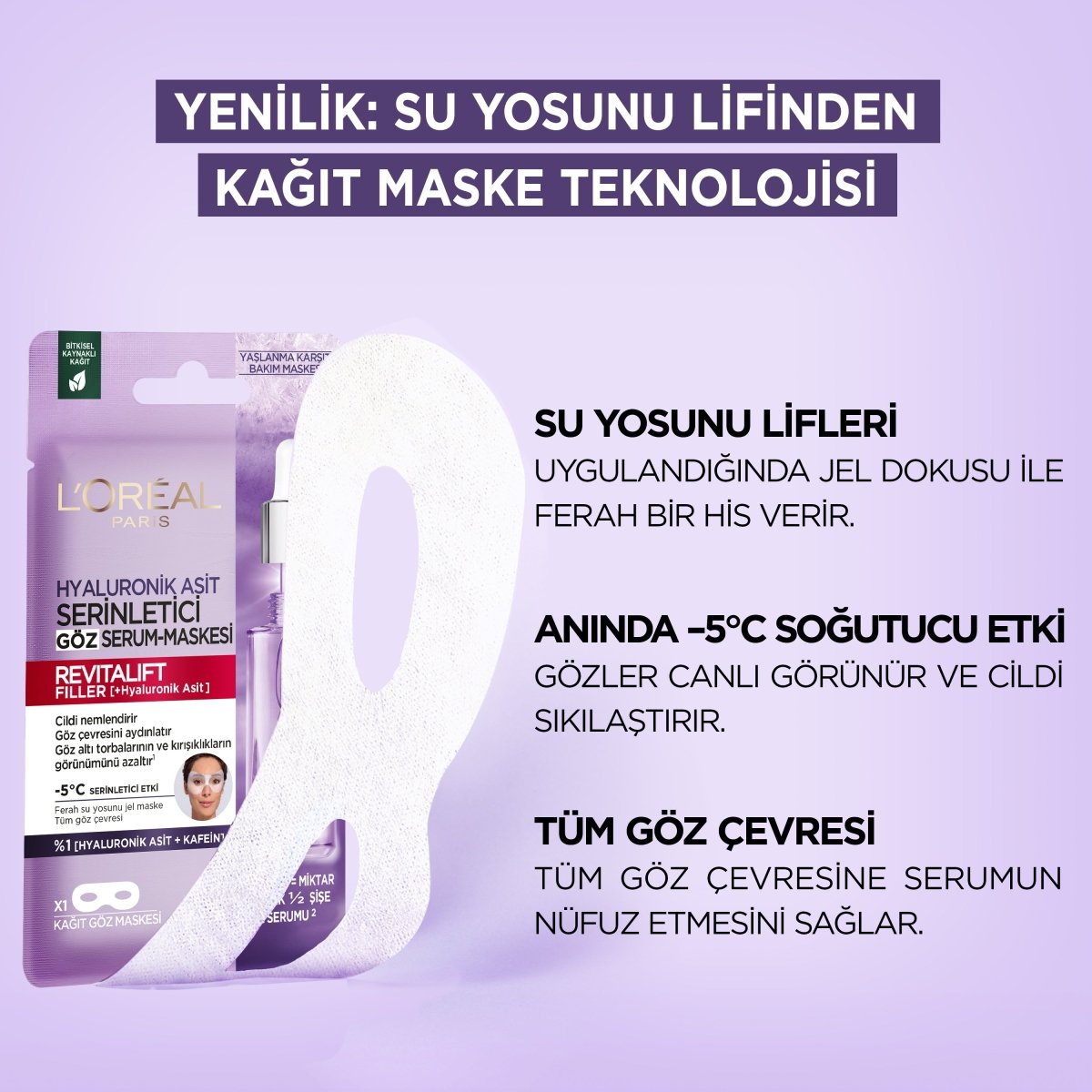 Loreal Paris Revitalift Filler Serinletici Göz Serum - Maskesi - Melori