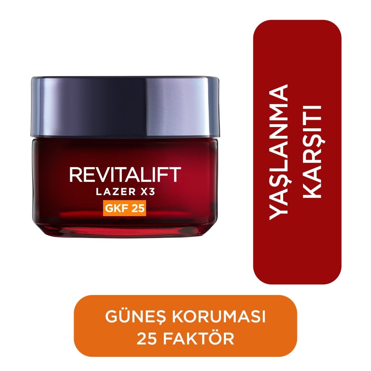 Loreal Paris Revitalift Lazer X3 Leke ve Yaşlanma Karşıtı Bakım GKF25 - Melori