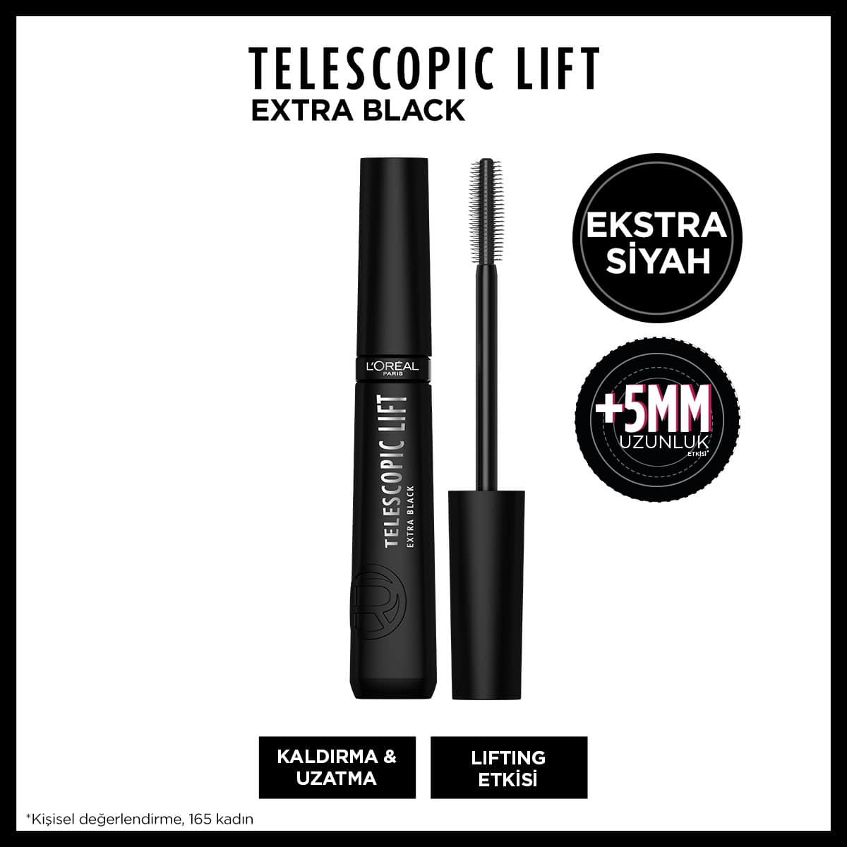 Loreal Paris Telescopic Lift Extra Black Maskara - Melori