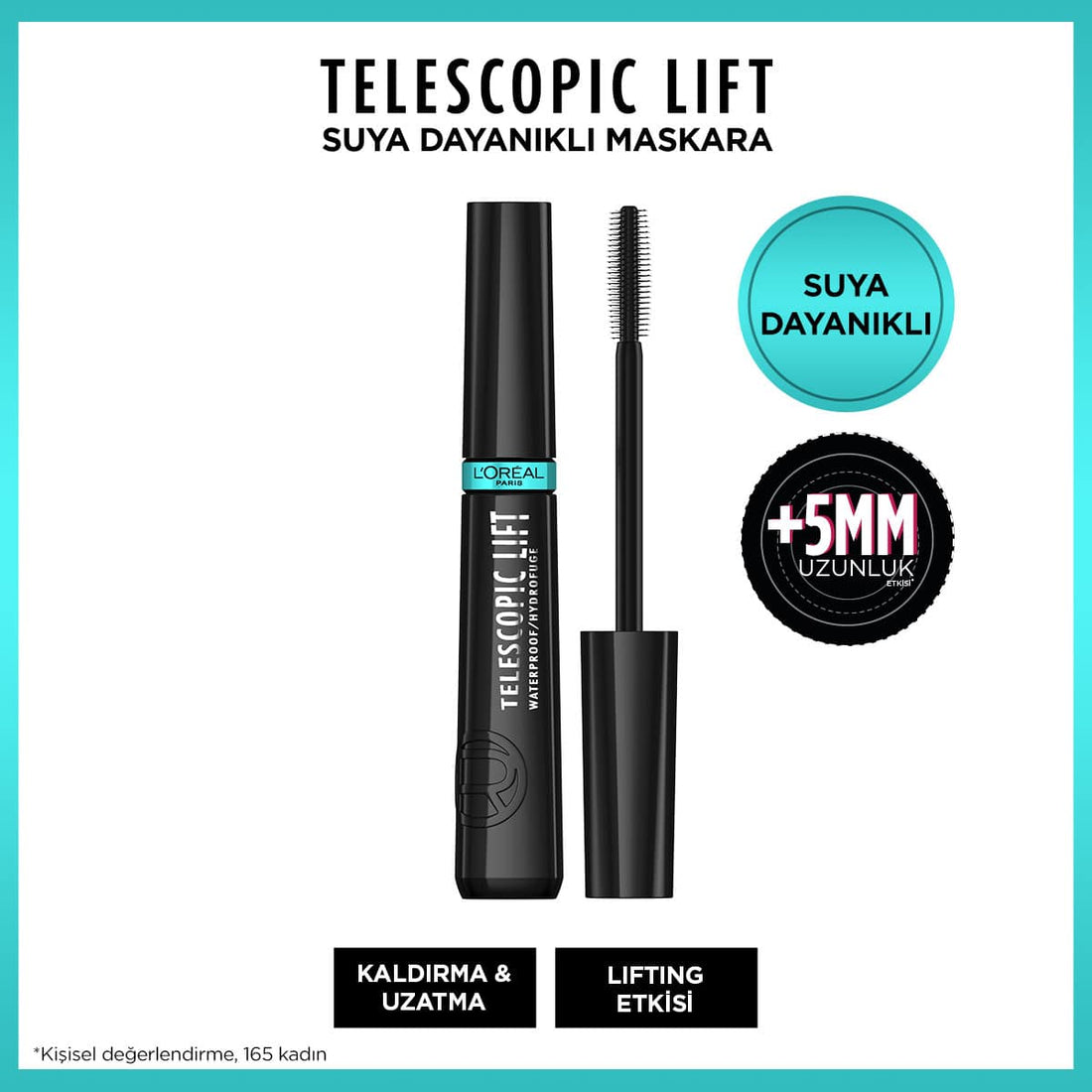 Loreal Paris Telescopic Lift Suya Dayanıklı Maskara - Melori