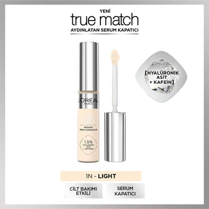 Loreal Paris True Match Aydınlatan Serum Kapatıcı - 1N 11 ml - Melori