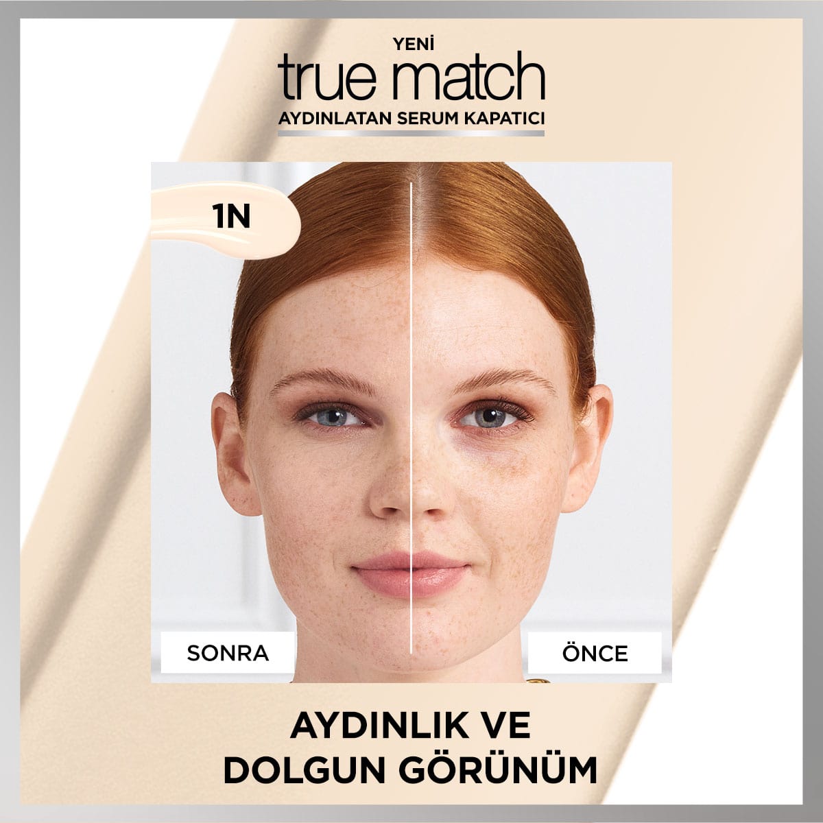 Loreal Paris True Match Aydınlatan Serum Kapatıcı - 1N 11 ml - Melori