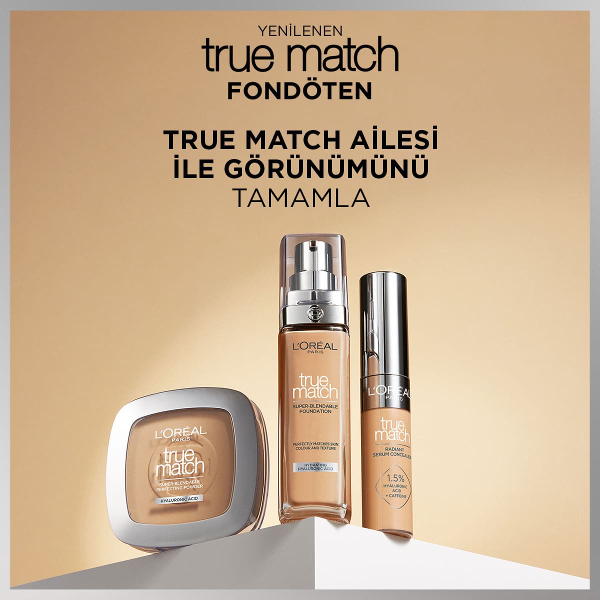 Loreal Paris True Match Bakım Yapan Fondöten - 2C Soğuk Alt Ton - Melori